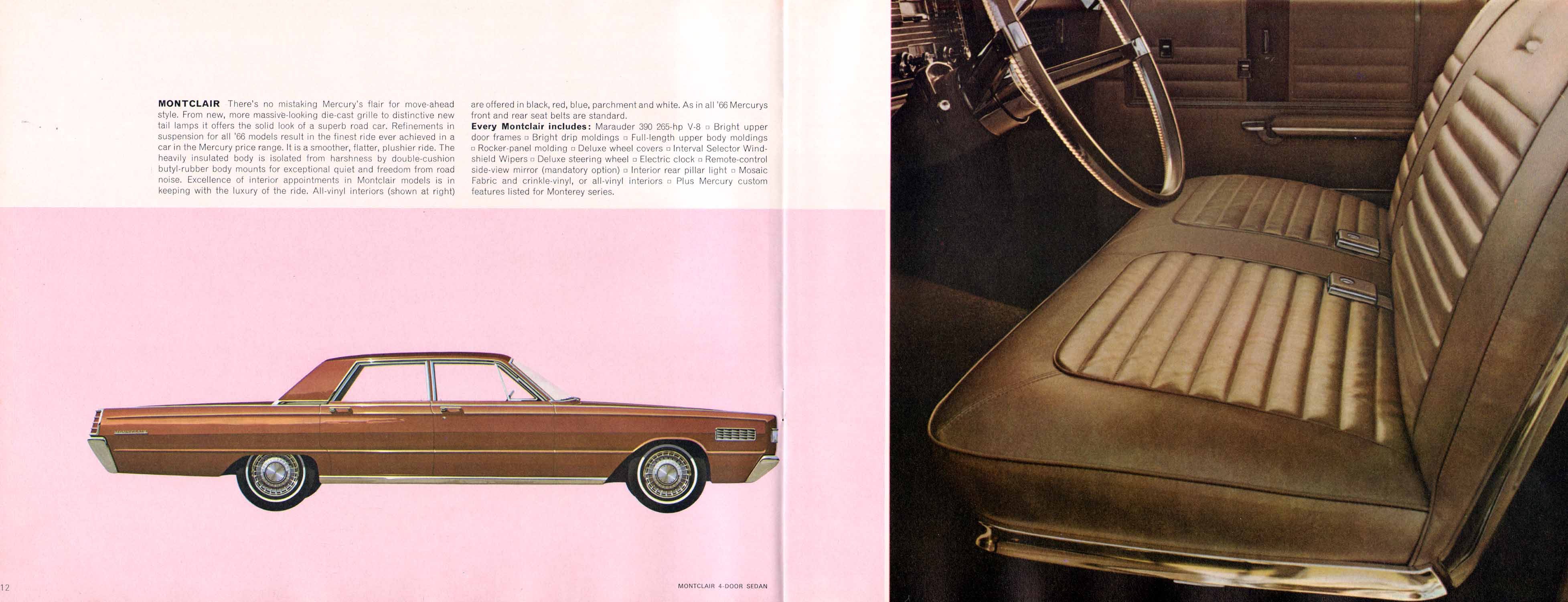 1966 Mercury Full-Size Brochure Page 4